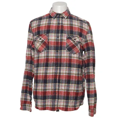 Flanellskjorta (Röd, Blå, Vit) från Kingkerosin Bomull, Polyester