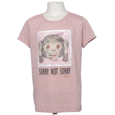T-shirt (Pink) fra Emoji Bomuld, Polyester
