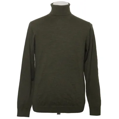 Turtleneck (Green) from Profuomo Merino wool
