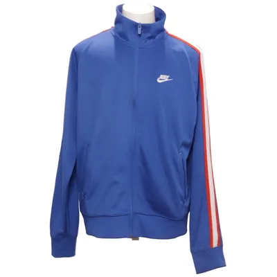 Træningsjakke (Blå, Hvid, Rød) fra Nike Bomuld, Polyester