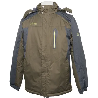 Outdoor jacket (Gray, Green) from Outdoor Sport Cotton, Polyester