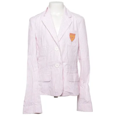 Blazer (Pink, Hvid) fra GANT Bomuld