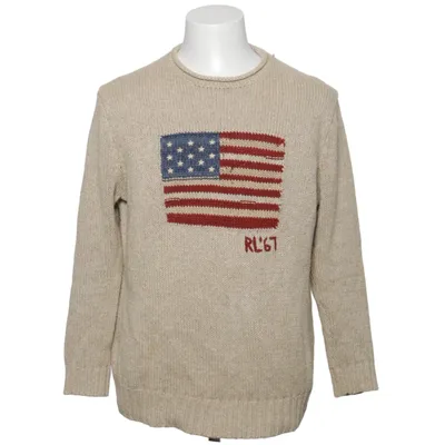 Sweater (Beige, Multicolored) from Polo Ralph Lauren Cotton, Linen, Viscose