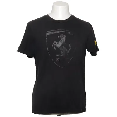 T-shirt (Zwart) van Puma x Ferrari Katoen