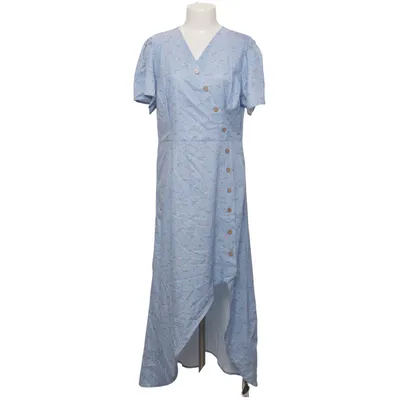 Omlottklänning (Blå) från Retro Stage Polyester