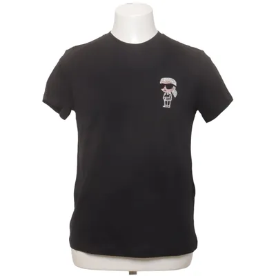 T-shirt (Zwart) van Karl Lagerfeld Organisch katoen