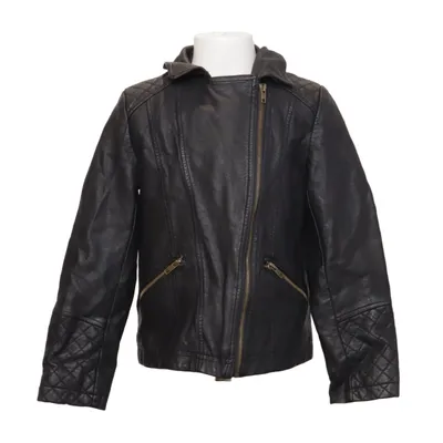 Bikerjakke (Sort) fra YD Akryl, Polyester, Polyurethan, Viscose