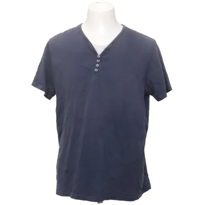 Henley shirt (Blue) from Identic Man Cotton