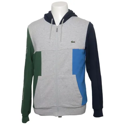Hoodie (Gray, Blue, Green, Multicolored) from Lacoste Cotton, Elastane, Polyester