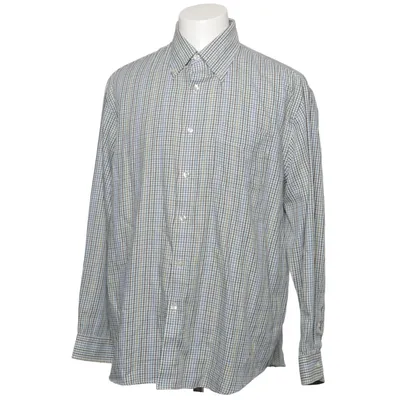 Buttondown-skjorta (Blå, Grön, Vit) från Van Heusen Bomull, Polyester