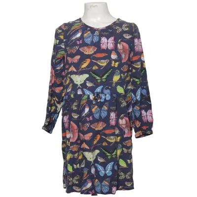 Jurk (Blauw, Meerkleurig) van Kelzuki x H&M Viscose