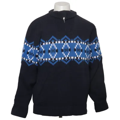 Lusekofta (Blå, Vit, Svart) från Double Speed Akryl, Polyester, Ull
