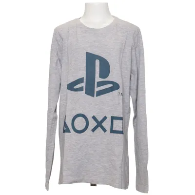 Long sleeve T-shirt (Gray) from Playstation Cotton, Elastane, Viscose