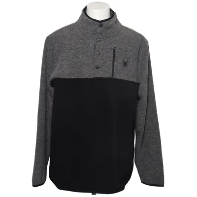 Fleece sweater (Gray, Black) from Spyder Polyester