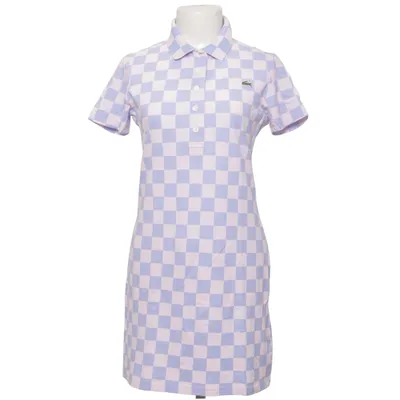 Polo dress (Pink, Purple) from Lacoste Live Cotton, Elastane