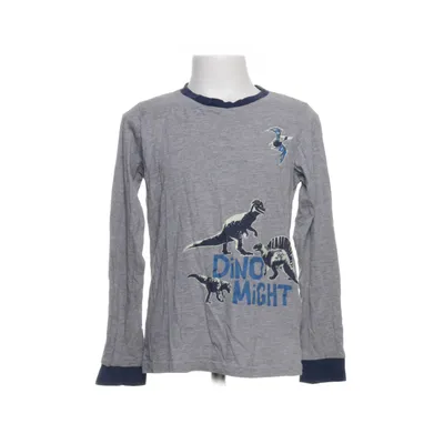 Långärmad t-shirt (Grå, Blå) från Adventure Time Ekologisk bomull, Viskos