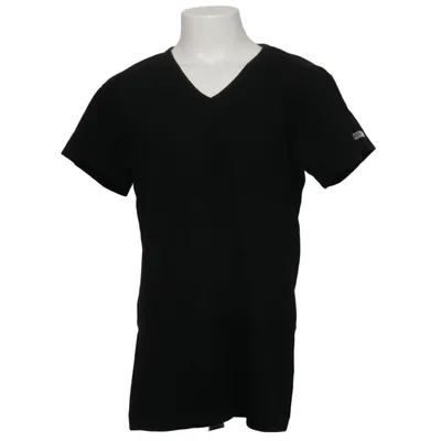 T-shirt (Sort) fra Body Line Bomuld, Elastan, Modal