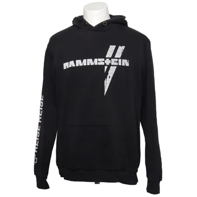 Hoodie (Black) from Rammstein Cotton, Polyester