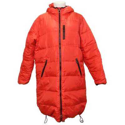 Vinterfrakke (Rød) fra PTA Dun, Fjer, Polyester