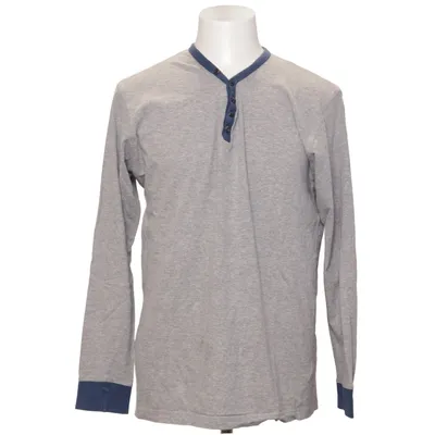 Henley shirt (Gray, Blue) from Marcel Battiston Cotton, Polyester