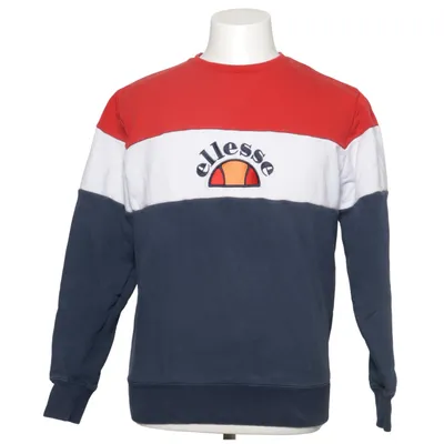 Sweatshirt (Red, White, Blue) from Ellesse Cotton, Polyester