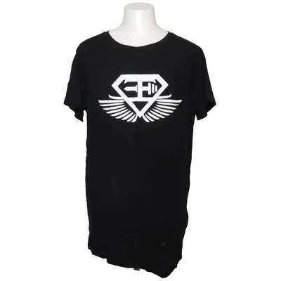 T-shirt (Sort) fra Engineered Life Bambus, Bomuld, Elastan