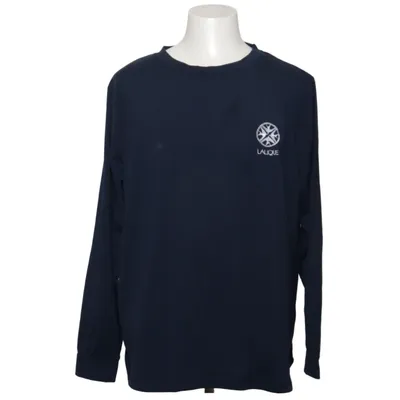 T-shirt à manches longues (Bleu) de Lalique Coton, Élasthane, Polyester