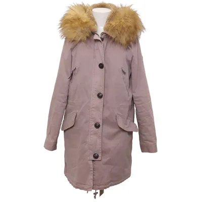 Parka (Aspen 316) de Blonde No.8 Coton, Élasthane, Fourrure, Cuir, Polyester