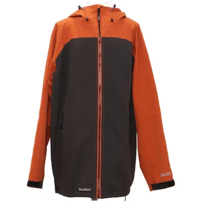 Allvädersjacka (Orange, Grå, Flerfärgad) från Summit Elastan, Polyester