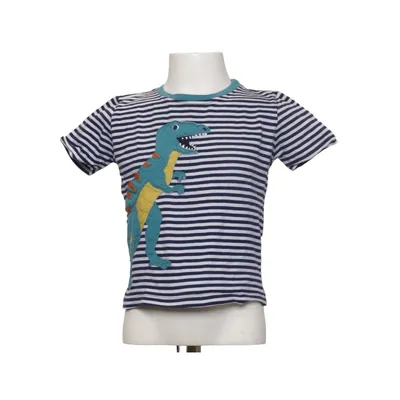 T-shirt (Blue, White, Multicolored) from Lilly + Sid Cotton