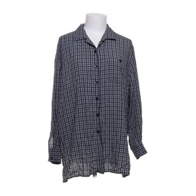 Flanellskjorta (Blå, Vit) från Casual by Lindex Polyester, Viskos