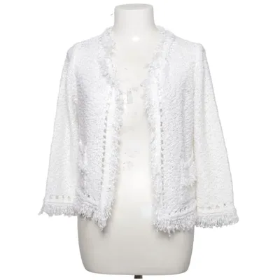 Cardigan (White) from Caroline Biss Acrylic, Polyamide, Polyester