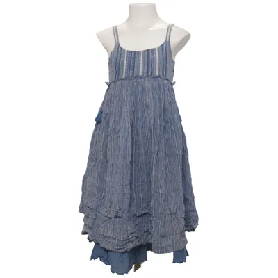 Jurk (Blauw, Wit) van I Love Next Katoen, Viscose