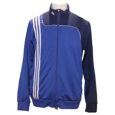 Sports jacket (Blue, White) from Adidas Polyester