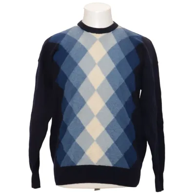 Sweater (Blå, Hvid, Flerfarvet) fra Alan Paine Uld