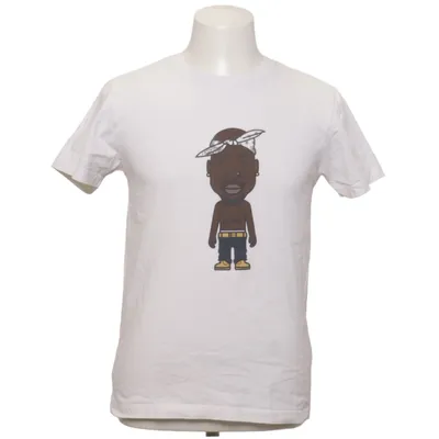 T-shirt (White, Multicolored) from Mister Tee Cotton