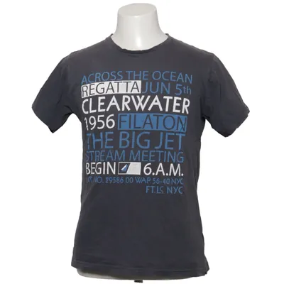 T-shirt (Gray, Blue, White) from Southern Menswear Cotton