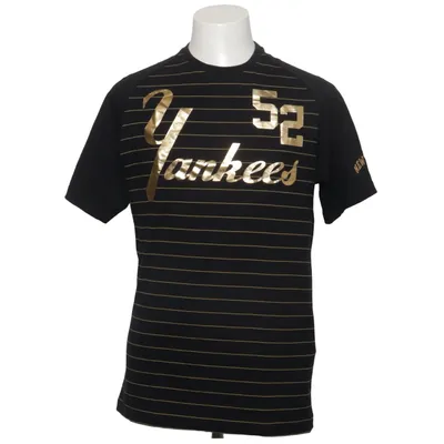 T-shirt (Noir, Or) de Majestic Athletic Coton