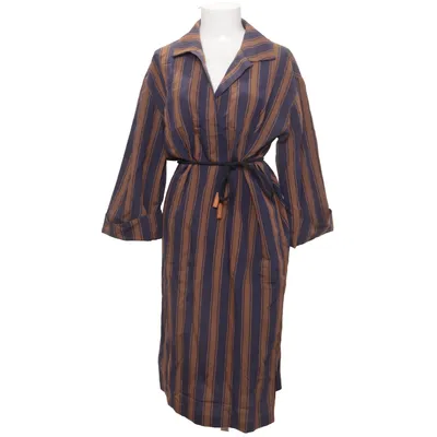 Robe chemise (Bleu, Marron) de Rue Blanche Polyamide, Viscose