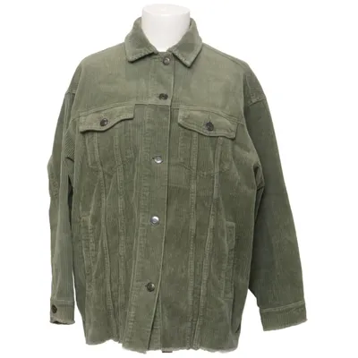 Overshirt (Green) from Zara Outerwear Cotton