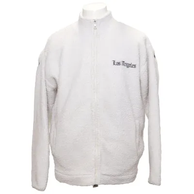 Fleece jacket (White) from Black Squad Polyester