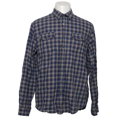 Flanellskjorta (Blå, Beige) från Eagle Denim Bomull
