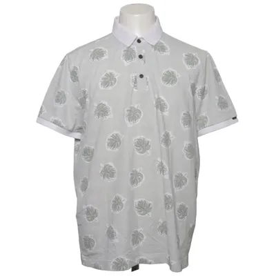 Polo (Gris, Blanc) de Vanguard Coton, Élasthane, Polyester recyclé