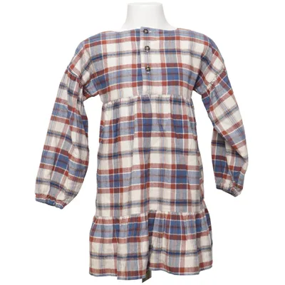 Klänning (Blå, Vit, Röd) från Petit Bateau Bomull
