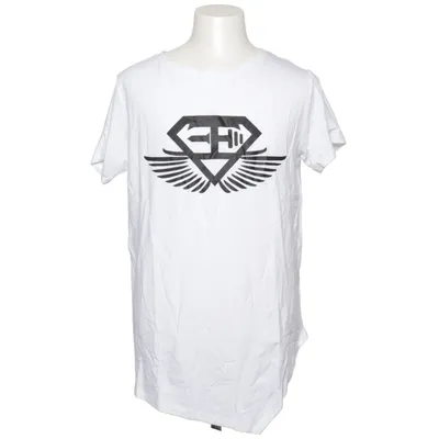 T-shirt (Vit, Svart) från Engineered Life Bambu, Bomull, Elastan
