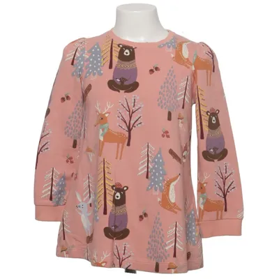 Kleid (Pink, Mehrfarbig) von Lindex Kids Baumwolle, Elasthan