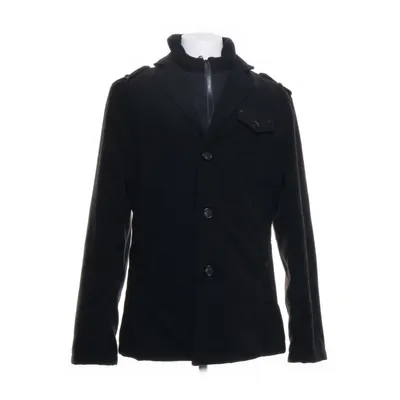 Manteau d'hiver (Noir) de PPM Denim Polyester, Laine