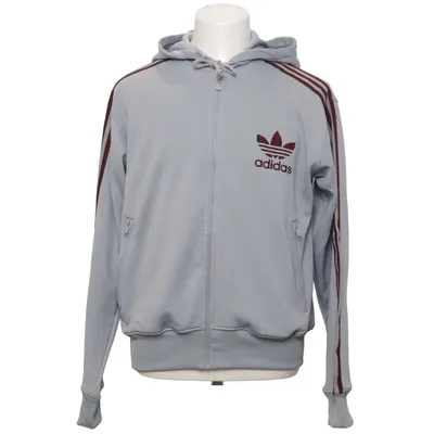 Hoodie (Gray, Red) from Adidas Originals Cotton, Polyester