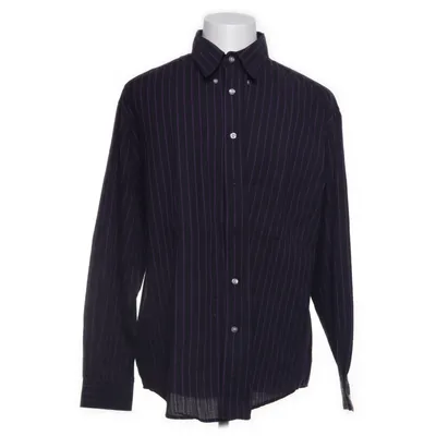 Buttondown-skjorta (Svart, Lila) från Tissaia Bomull, Polyester