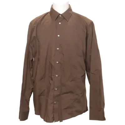 Shirt (Bruin) van Redford Katoen, Elastaan